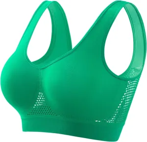 Sports Bras for Womens Racerback Sports Bra Stretchy Yoga Sports Bras Workout Tops Active Sleep Bras