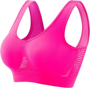 Sports Bras for Womens Racerback Sports Bra Stretchy Yoga Sports Bras Workout Tops Active Sleep Bras
