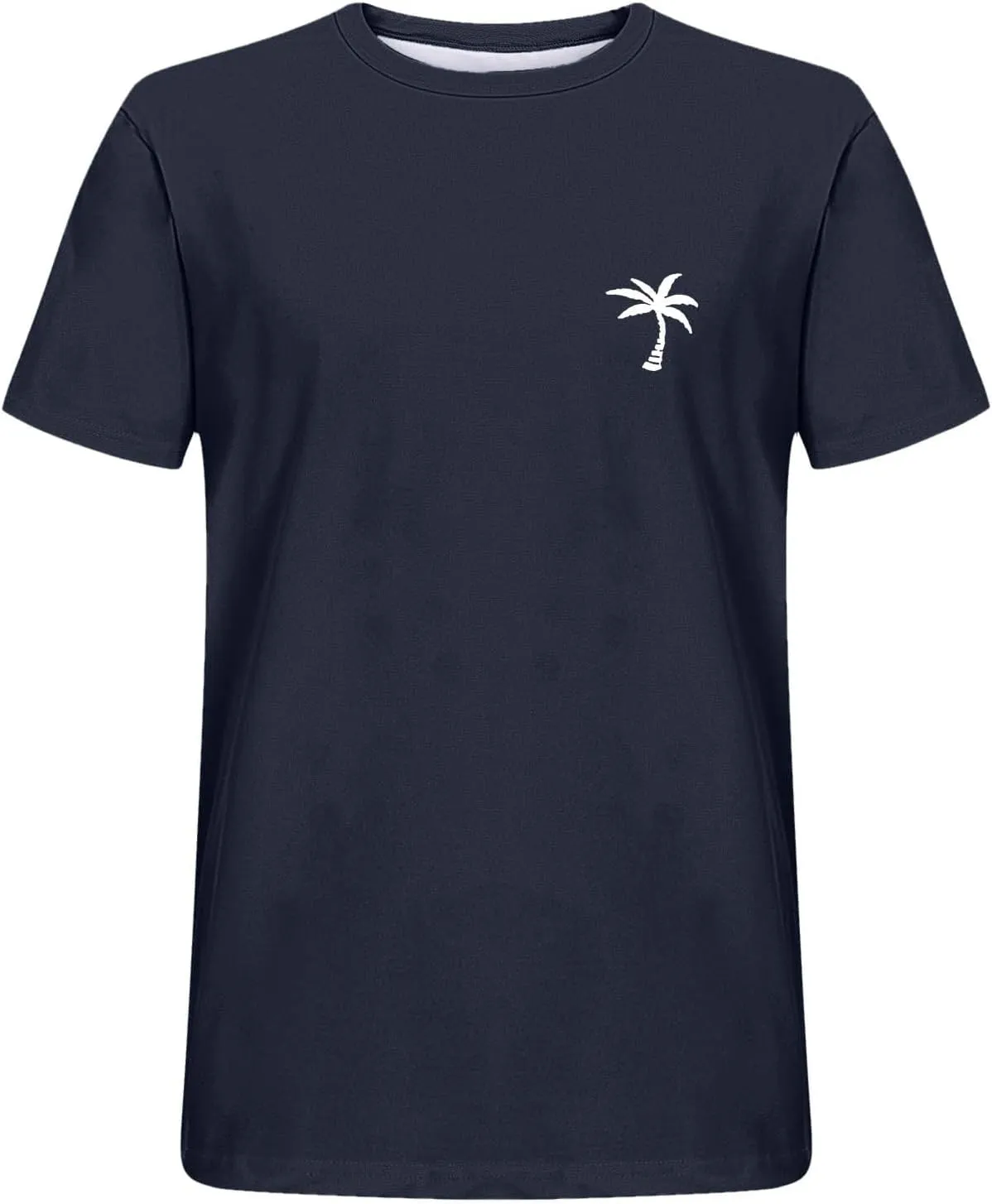 Summer Short Sleeve T Shirts for Men 2025 Business Casual Tops Fashion Vacation Clothes Graphic Tees