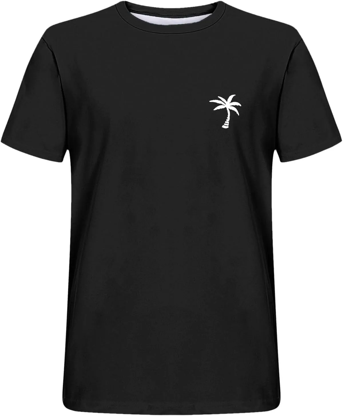 Summer Short Sleeve T Shirts for Men 2025 Business Casual Tops Fashion Vacation Clothes Graphic Tees
