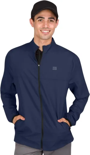 Three Sixty Six Mens Windbreaker Jackets - Zippered Golf Wind Breaker Jacket - Vented, Dry Fit