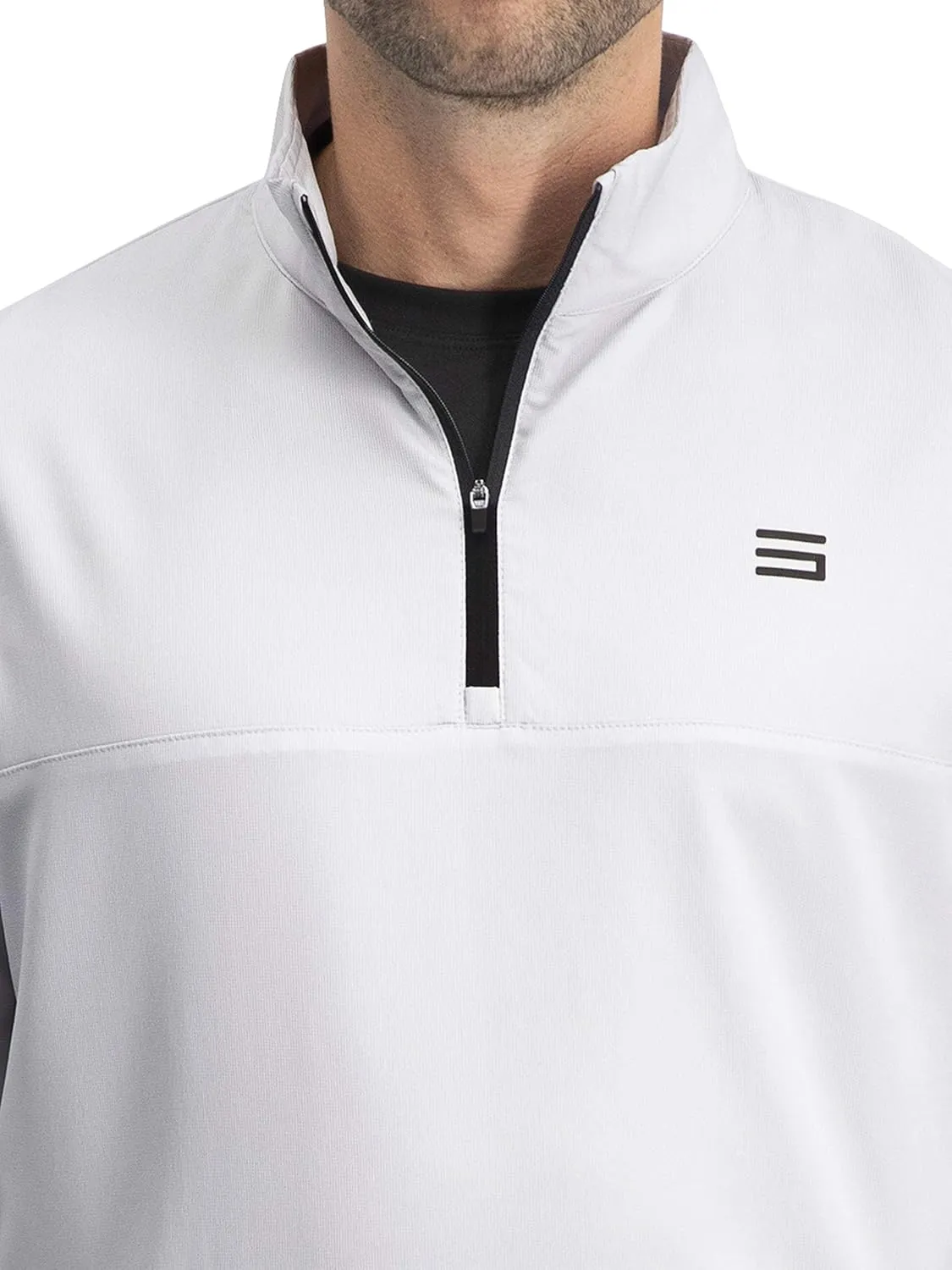 Three Sixty Six Mens Windbreaker Jackets - Zippered Golf Wind Breaker Jacket - Vented, Dry Fit