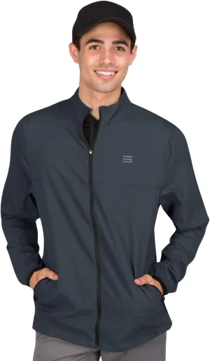 Three Sixty Six Mens Windbreaker Jackets - Zippered Golf Wind Breaker Jacket - Vented, Dry Fit