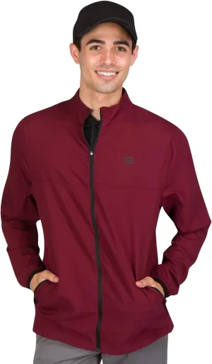 Three Sixty Six Mens Windbreaker Jackets - Zippered Golf Wind Breaker Jacket - Vented, Dry Fit