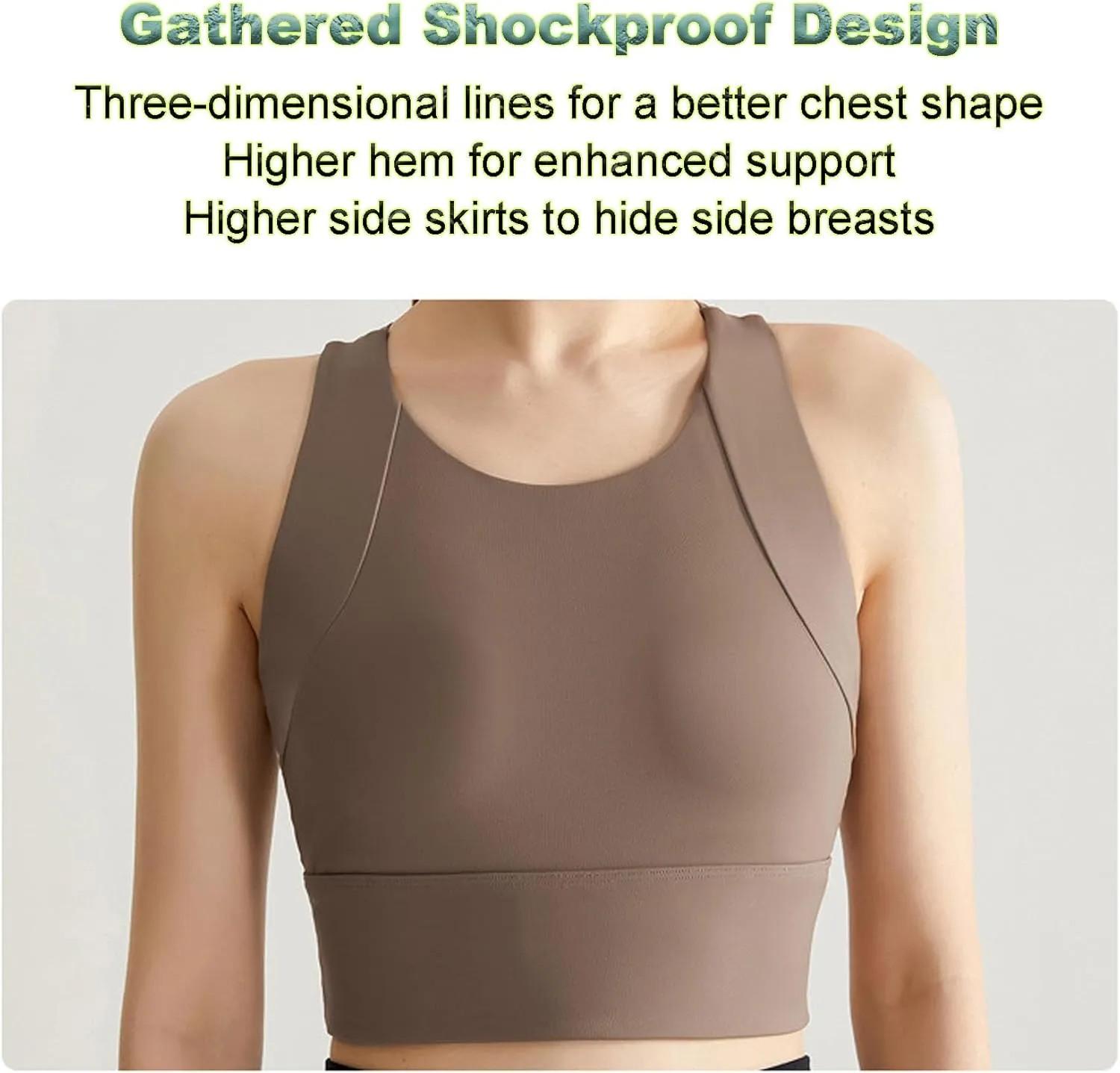 Upright Posture Corrector Sports Bra, Upright Sports Bra, One-Piece Cup Shockproof Sports Bras