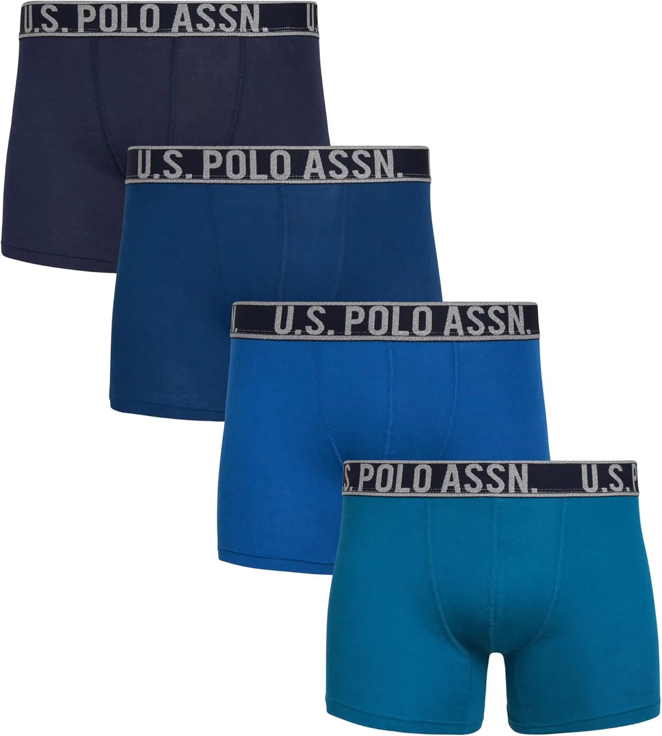 U.S. Polo Assn. Men's Underwear - Classic Boxer Briefs (4 Pack)
