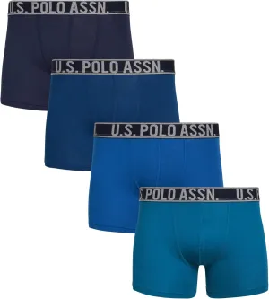 U.S. Polo Assn. Men's Underwear - Classic Boxer Briefs (4 Pack)