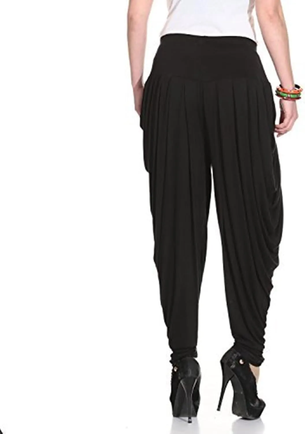 Viscose Relaxed Yoga Fitness Active and Dance Wear Dhoti Pants for Women