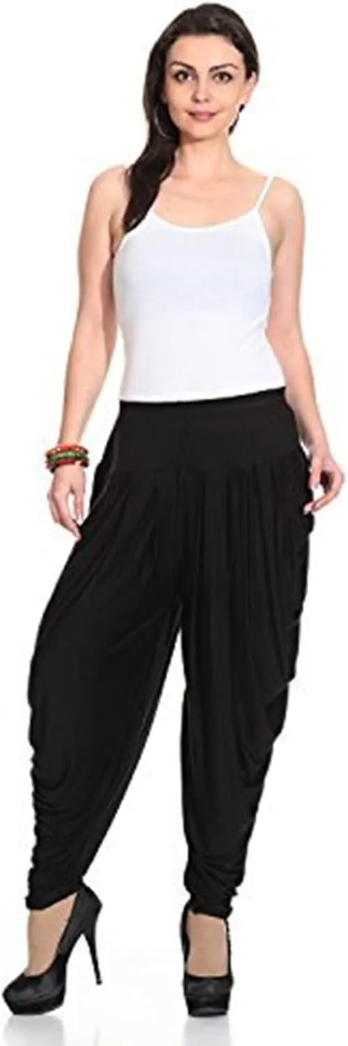 Viscose Relaxed Yoga Fitness Active and Dance Wear Dhoti Pants for Women