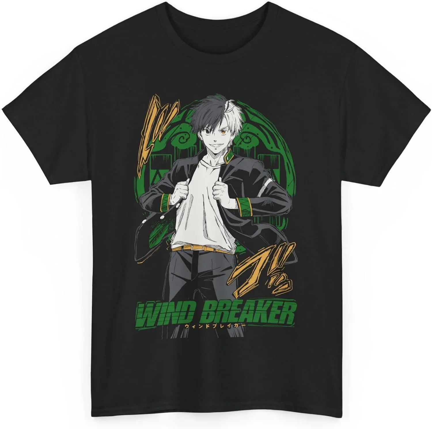 Wind Breaker Anime T-Shirt Merch Men Short Sleeve Women Tee Unisex