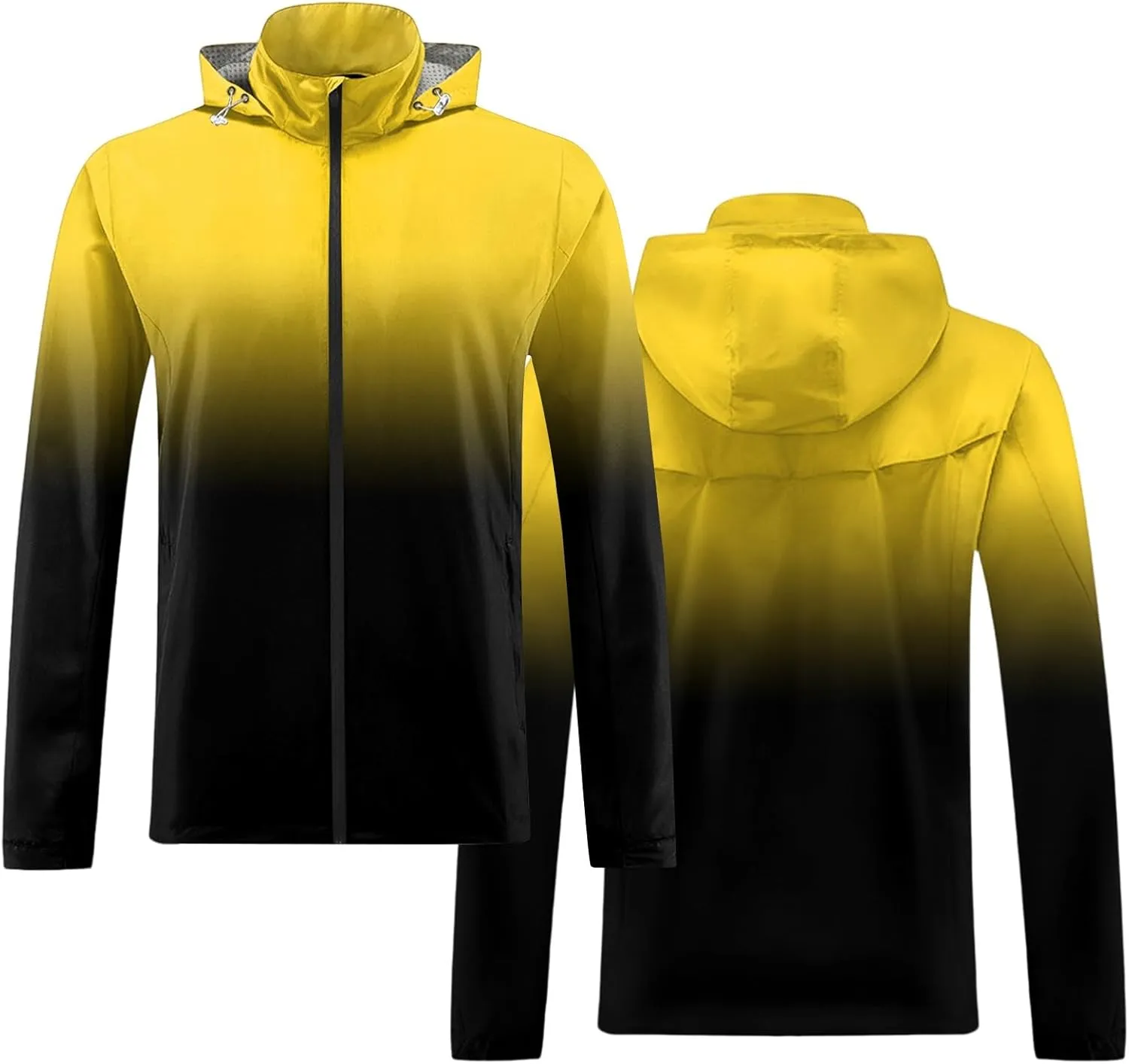 Wind Breaker Jackets Mens Lightweight Waterproof Windbreaker, Big and Tall Work Outerwear