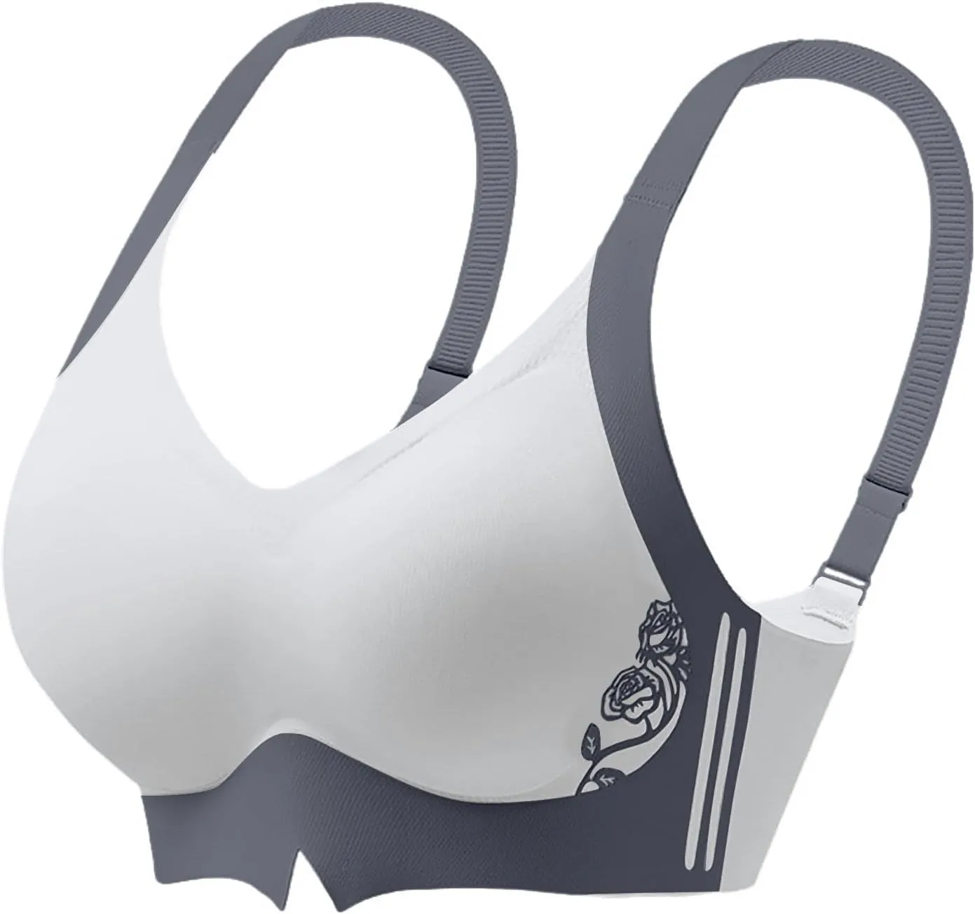 Wmstylist Powerful Push-Up Seamless Bra Full Coverage Seamless Bras for Everyday Sports Pushup Bra Wm Stylist Bras