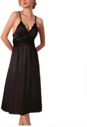 Women Sexy Lace Nightgown Lingerie Slip Dress