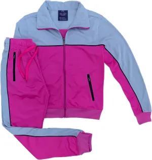 Women's 2-Piece Fashionary Tracksuit Full Track Jacket & Jogger Track pants Jumpsuit