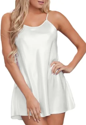 Women's Babydoll Lingerie Sexy V-Neck Camisole Sex Pajamas Plus Size Lingerie, S-3XL
