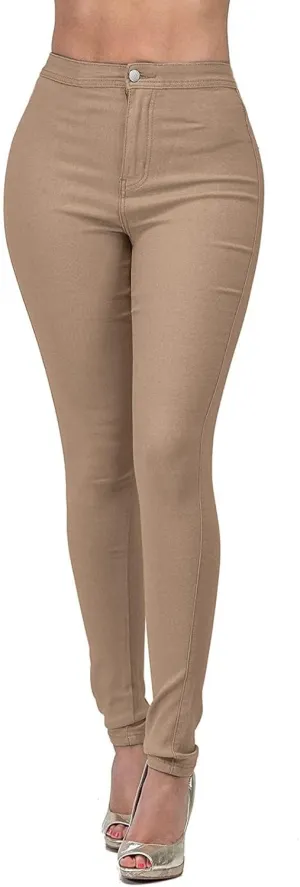 Women's High Waisted Skinny Denim Jeans Hyper Ultra Stretch Comfy Skinny Work Casual Trousers Butt Lifting Jeans