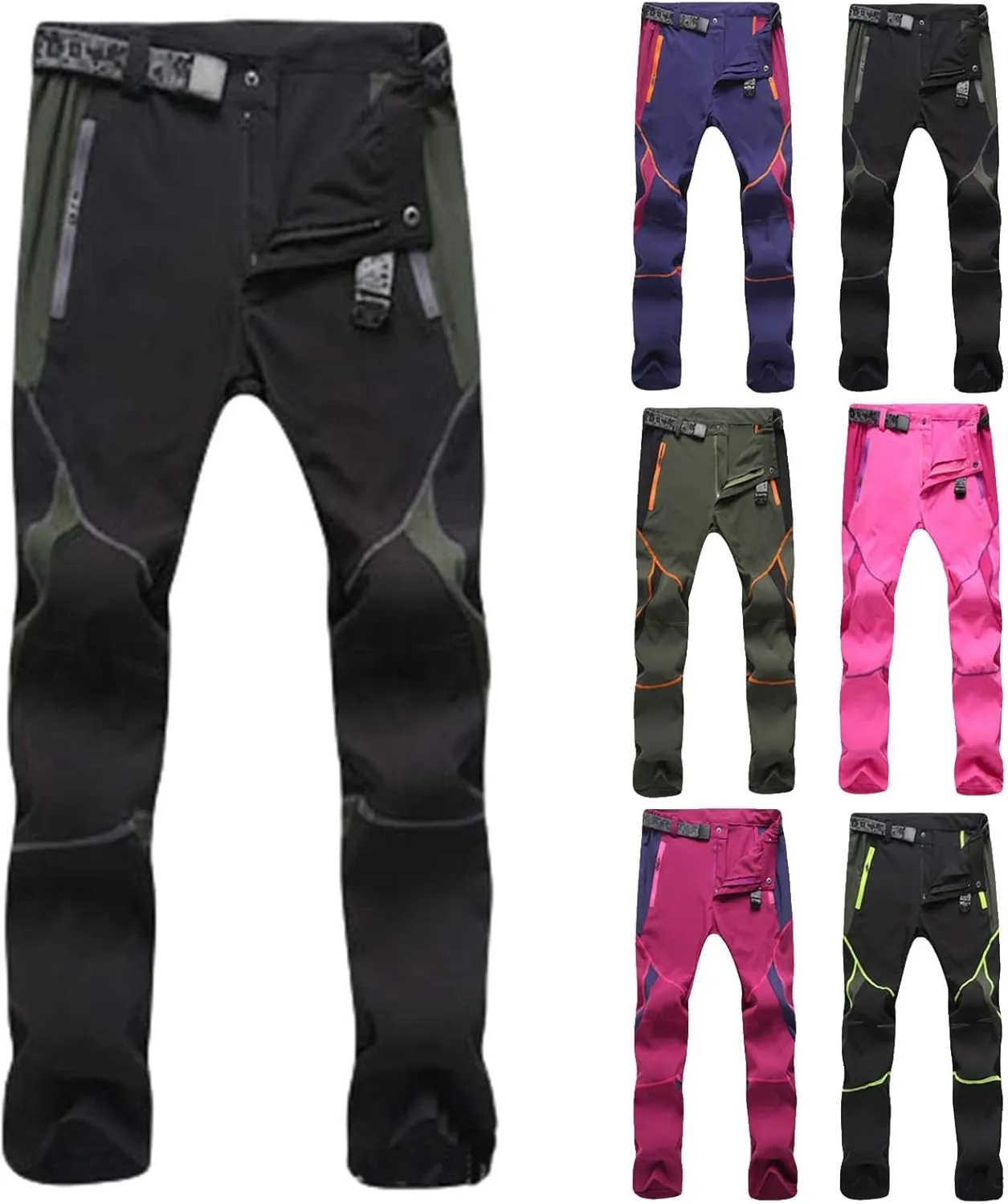 Women's Hiking Cargo Pants Lightweight Stretch Pants Quick Dry Pants Unisex Pants Adults Outdoor Sports Travel Pants
