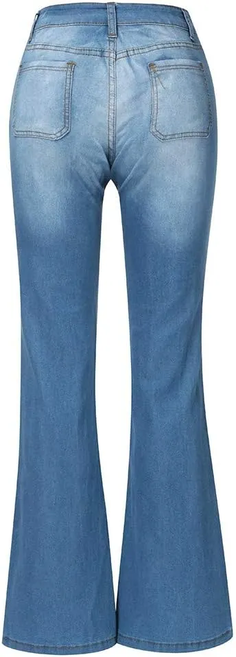 Womens Jeans Up Pants Jeans Mid Womens Poket Lace Denim Casual Women's Jeans Plus Size Skinny Jeans for Women Jeans