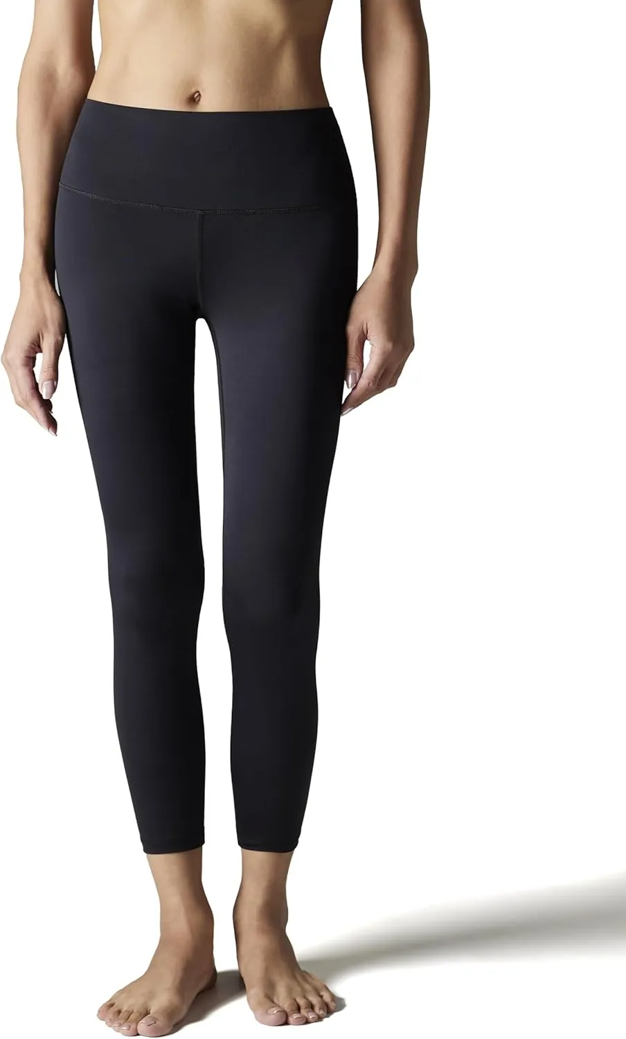 Women's Leggings, 25 inch Inseam, Black, for Everyday wear, Gym, and Yoga.
