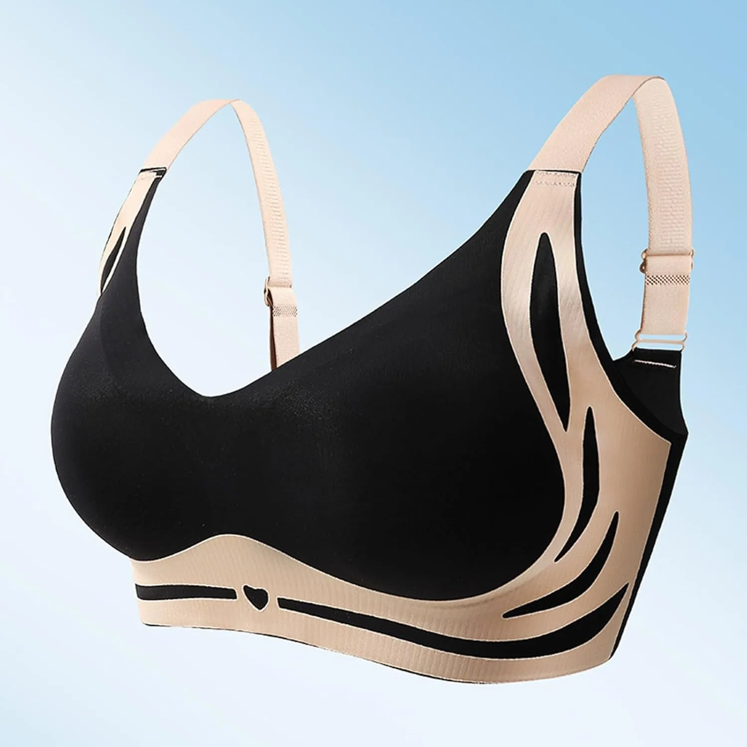 Womens Seamless Wireless Bra Push up Full Coverage Super Gather Bralette No Underwire Anti Sagging Comfortable Everyday Bras