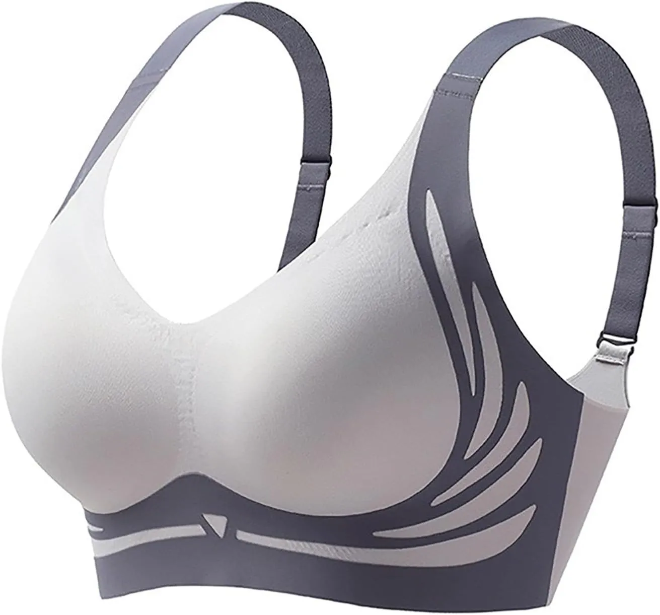 Womens Seamless Wireless Bra Push up Full Coverage Super Gather Bralette No Underwire Anti Sagging Comfortable Everyday Bras