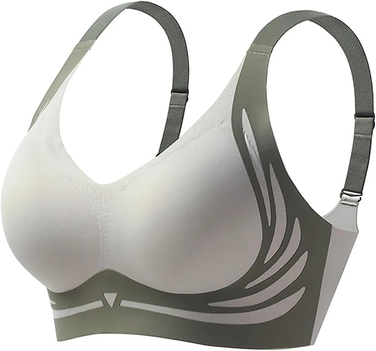 Womens Seamless Wireless Bra Push up Full Coverage Super Gather Bralette No Underwire Anti Sagging Comfortable Everyday Bras