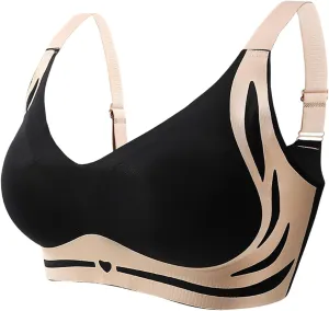 Womens Seamless Wireless Bra Push up Full Coverage Super Gather Bralette No Underwire Anti Sagging Comfortable Everyday Bras