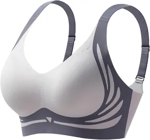 Womens Seamless Wireless Bra Push up Full Coverage Super Gather Bralette No Underwire Anti Sagging Comfortable Everyday Bras