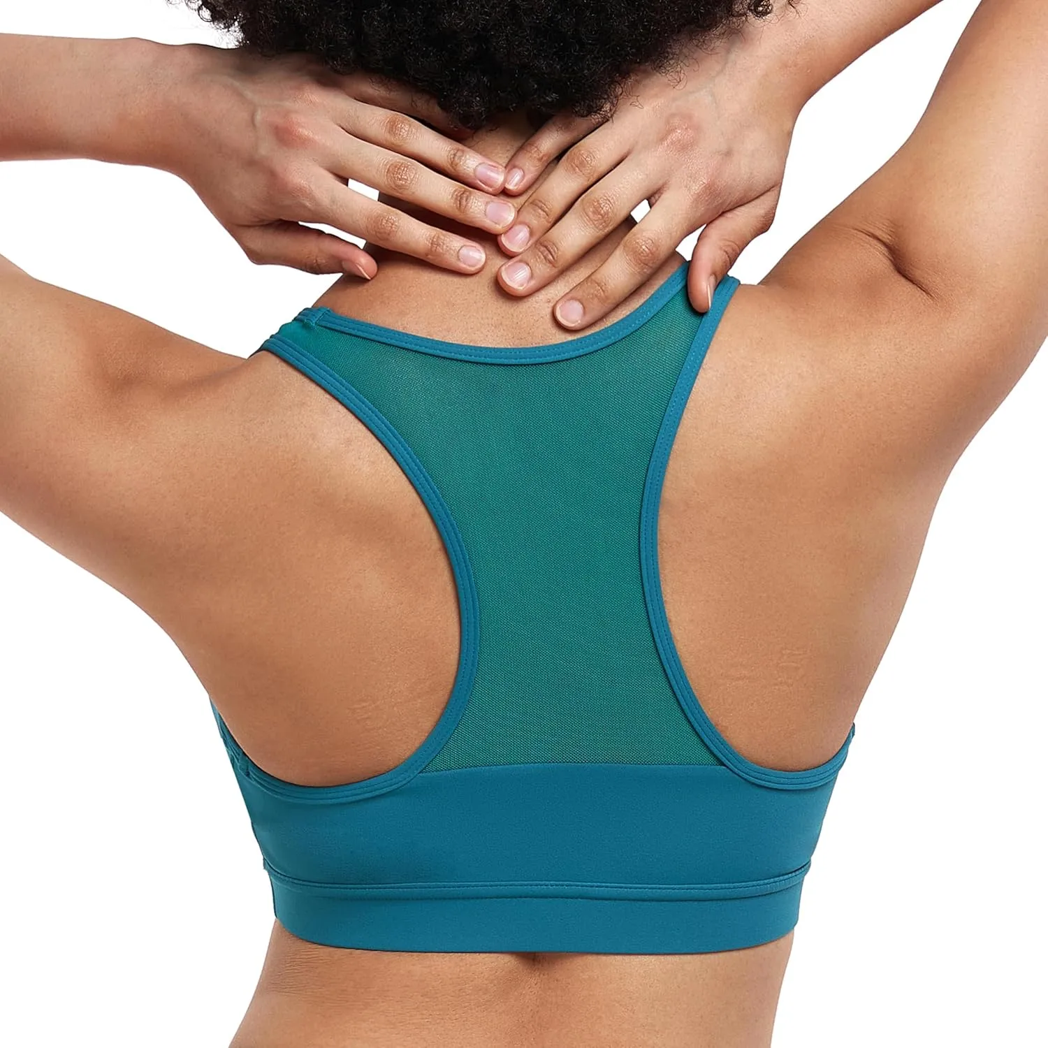Women's Sports Bra Padded Underwear Sexy Top Athletic Running Sports Bra Mesh Workout Bra Yoga Bra