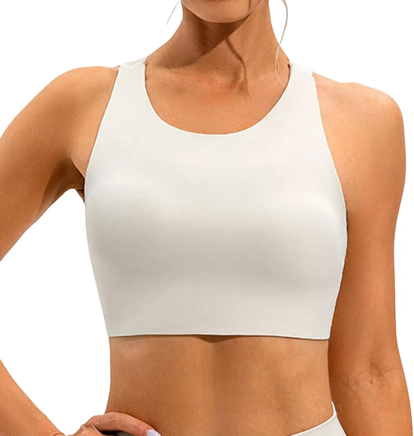 Womens Sports Bra Yoga Bra Push Up High Support Sports Underwear Racer Back Bra Shelf Bra Cute Bra Everyday Bra