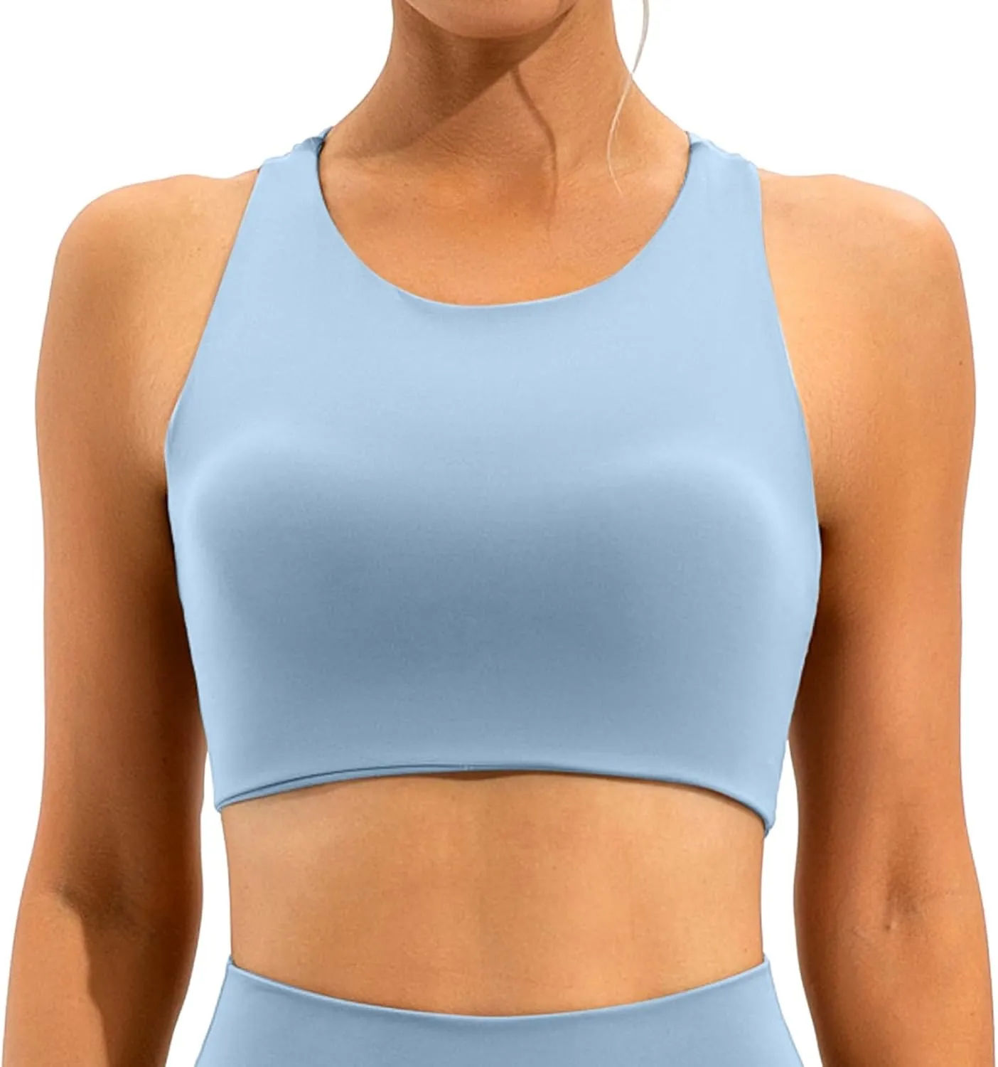 Womens Sports Bra Yoga Bra Push Up High Support Sports Underwear Racer Back Bra Shelf Bra Cute Bra Everyday Bra