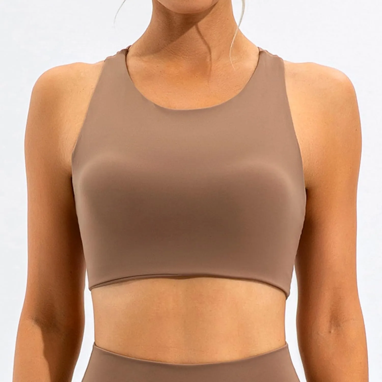 Womens Sports Bra Yoga Bra Push Up High Support Sports Underwear Racer Back Bra Shelf Bra Cute Bra Everyday Bra