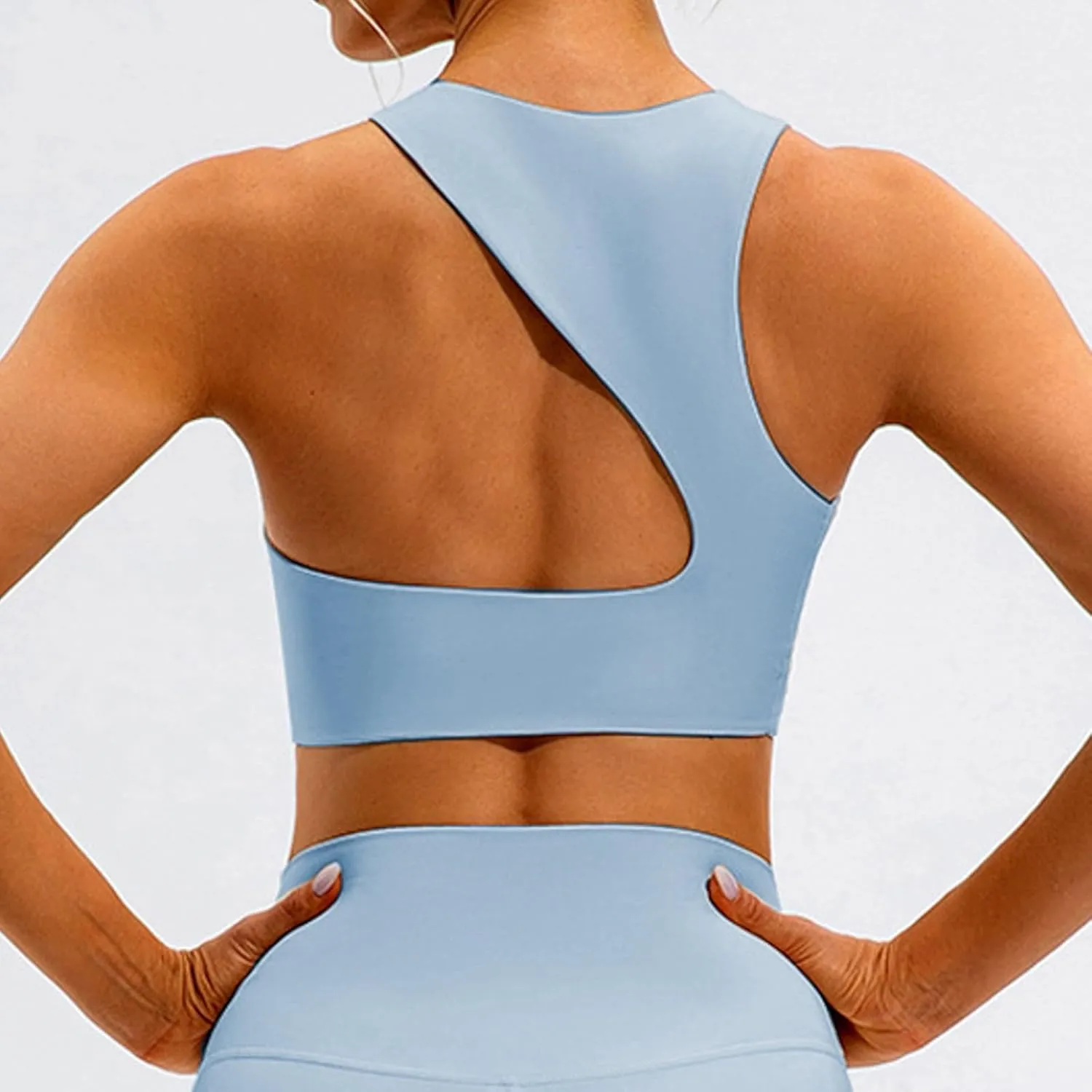 Womens Sports Bra Yoga Bra Push Up High Support Sports Underwear Racer Back Bra Shelf Bra Cute Bra Everyday Bra