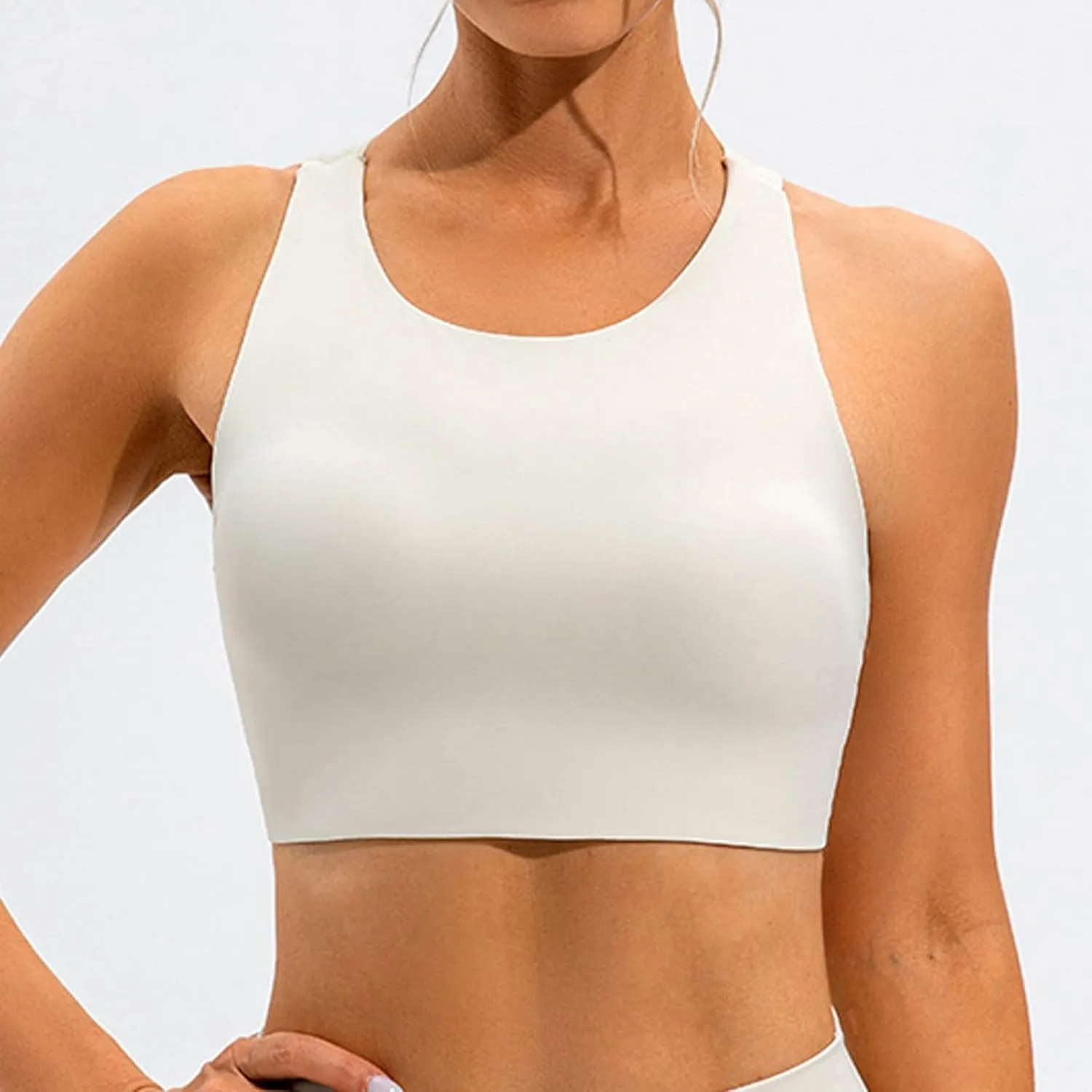 Womens Sports Bra Yoga Bra Push Up High Support Sports Underwear Racer Back Bra Shelf Bra Cute Bra Everyday Bra