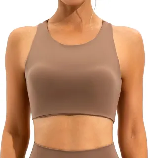 Womens Sports Bra Yoga Bra Push Up High Support Sports Underwear Racer Back Bra Shelf Bra Cute Bra Everyday Bra