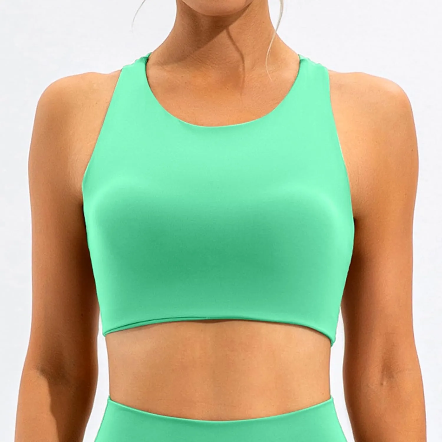Womens Sports Bra Yoga Bra Push Up High Support Sports Underwear Racer Back Bra Shelf Bra Cute Bra Everyday Bra