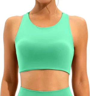Womens Sports Bra Yoga Bra Push Up High Support Sports Underwear Racer Back Bra Shelf Bra Cute Bra Everyday Bra