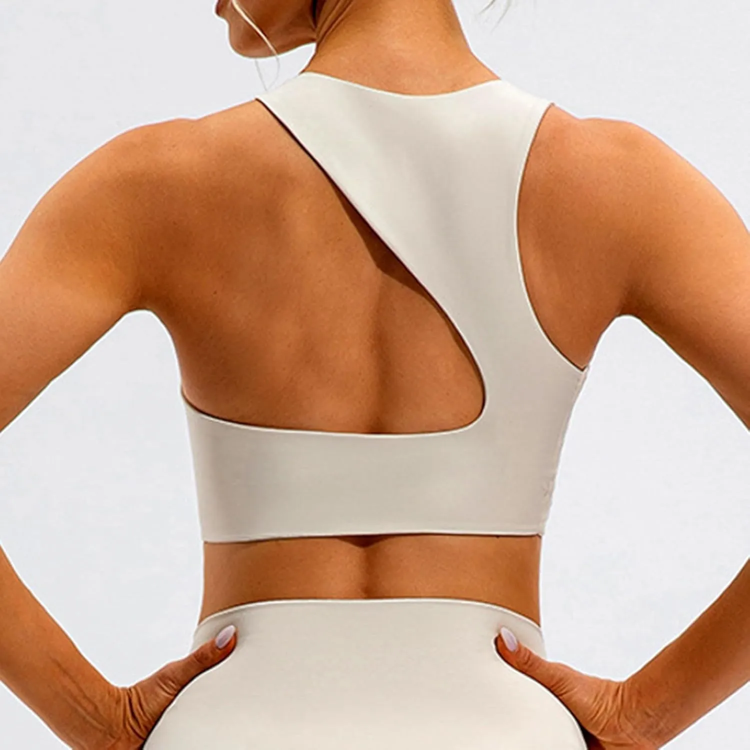 Womens Sports Bra Yoga Bra Push Up High Support Sports Underwear Racer Back Bra Shelf Bra Cute Bra Everyday Bra