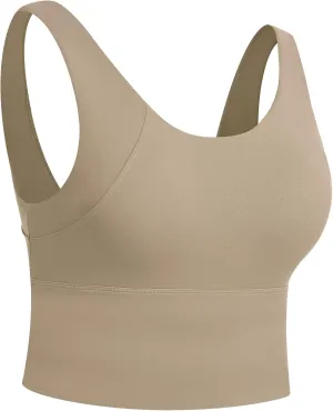 Women's Sports Bra,high Waist Yoga Bras for Women,V-Back Sports Bra with Padding,Suitable high Intensity Sports Bra