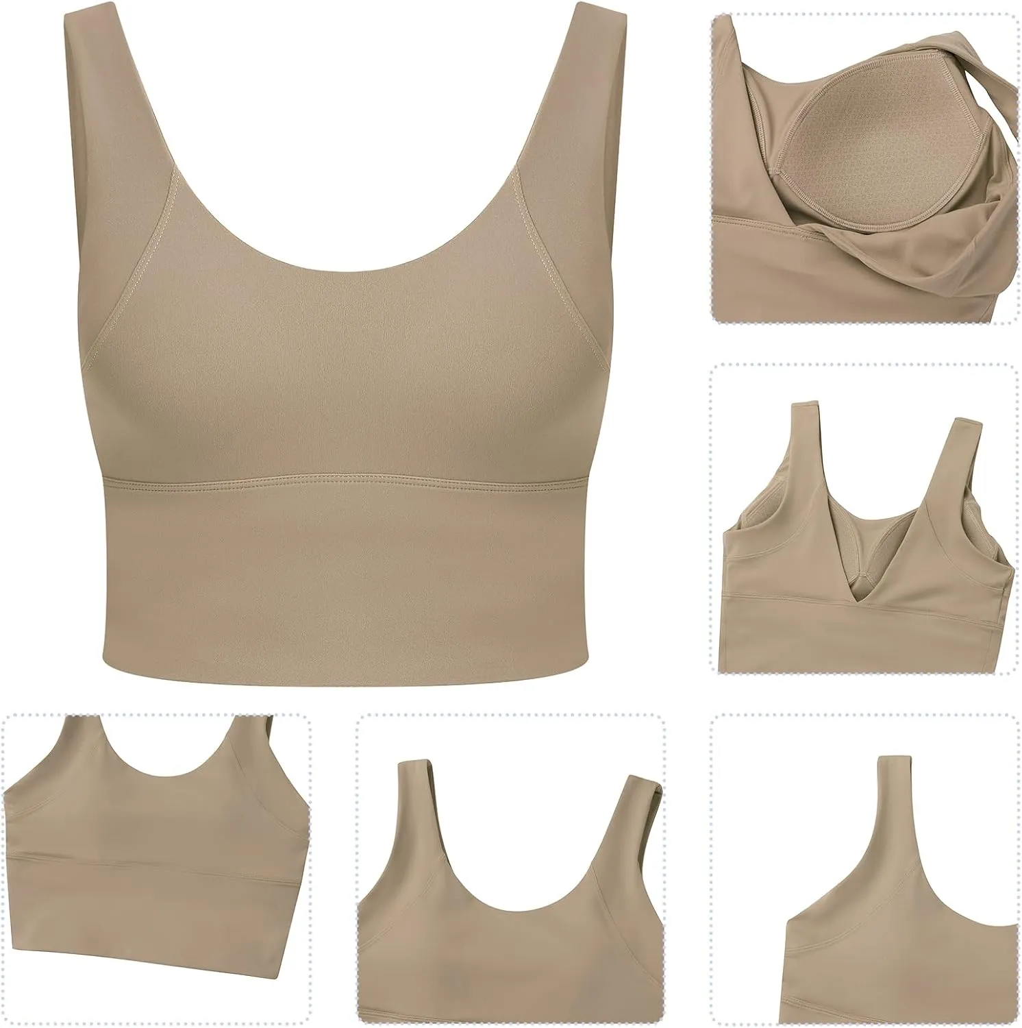 Women's Sports Bra,high Waist Yoga Bras for Women,V-Back Sports Bra with Padding,Suitable high Intensity Sports Bra