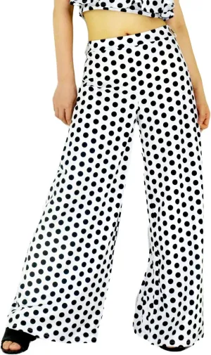 Women's Stretchy Wide Leg Long Palazzo Pants Yoga Comfy Casual Wear Trouser