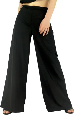 Women's Stretchy Wide Leg Long Palazzo Pants Yoga Comfy Casual Wear Trouser