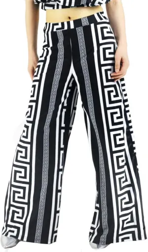 Women's Stretchy Wide Leg Long Palazzo Pants Yoga Comfy Casual Wear Trouser