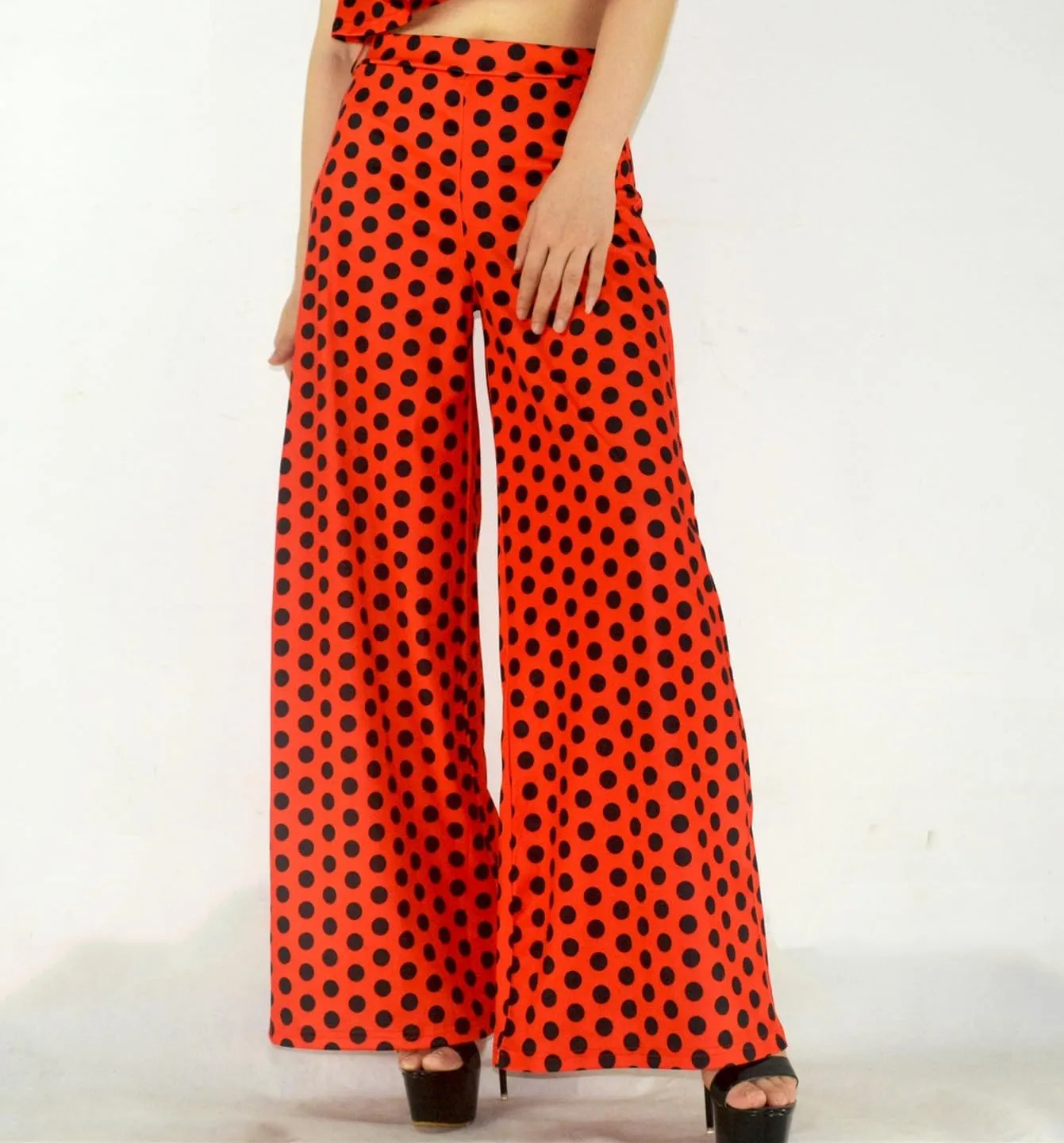 Women's Stretchy Wide Leg Long Palazzo Pants Yoga Comfy Casual Wear Trouser