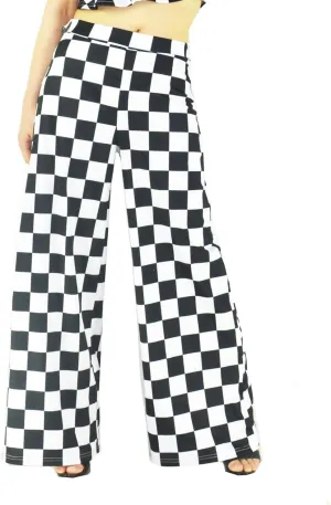 Women's Stretchy Wide Leg Long Palazzo Pants Yoga Comfy Casual Wear Trouser