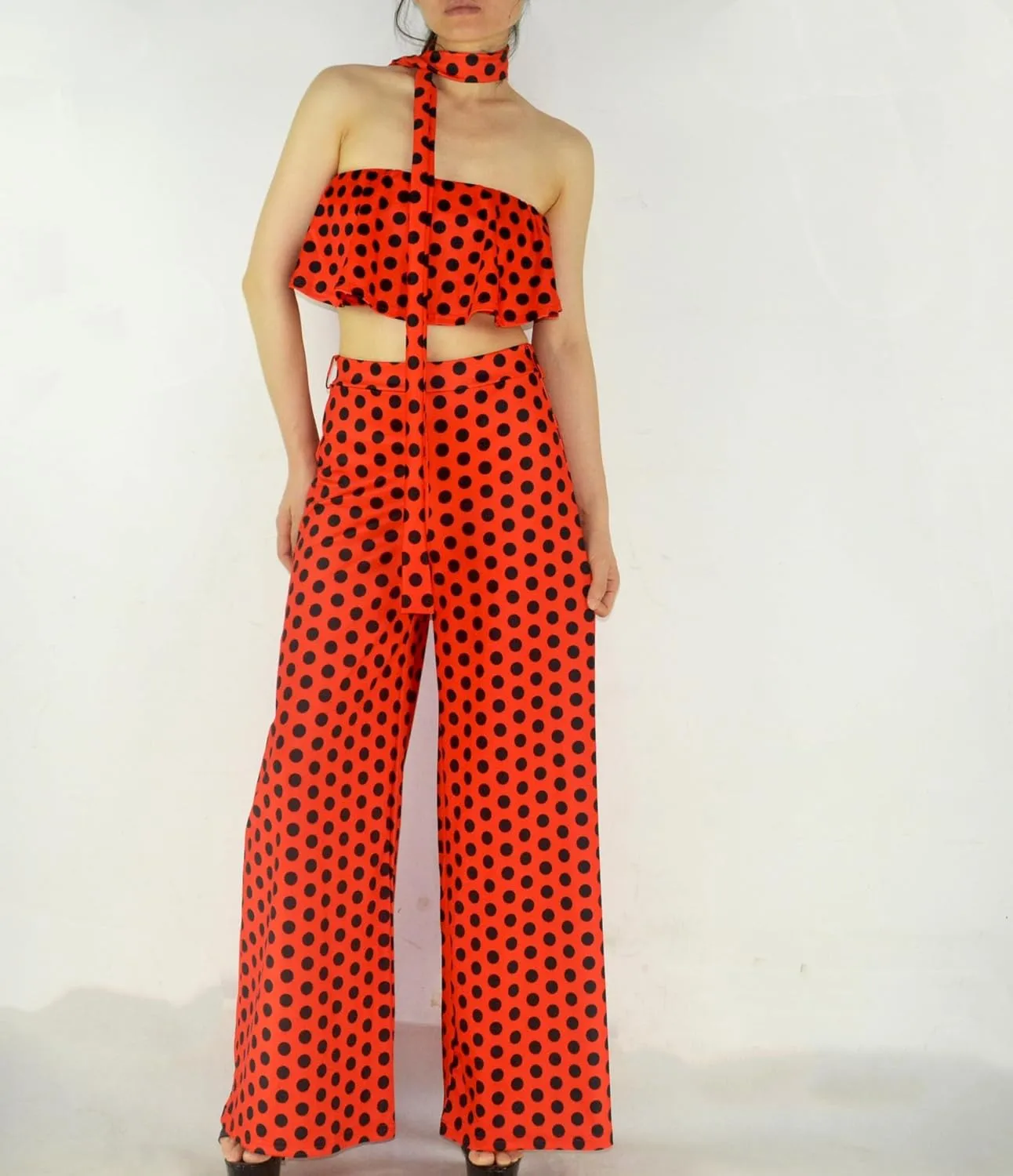Women's Stretchy Wide Leg Long Palazzo Pants Yoga Comfy Casual Wear Trouser