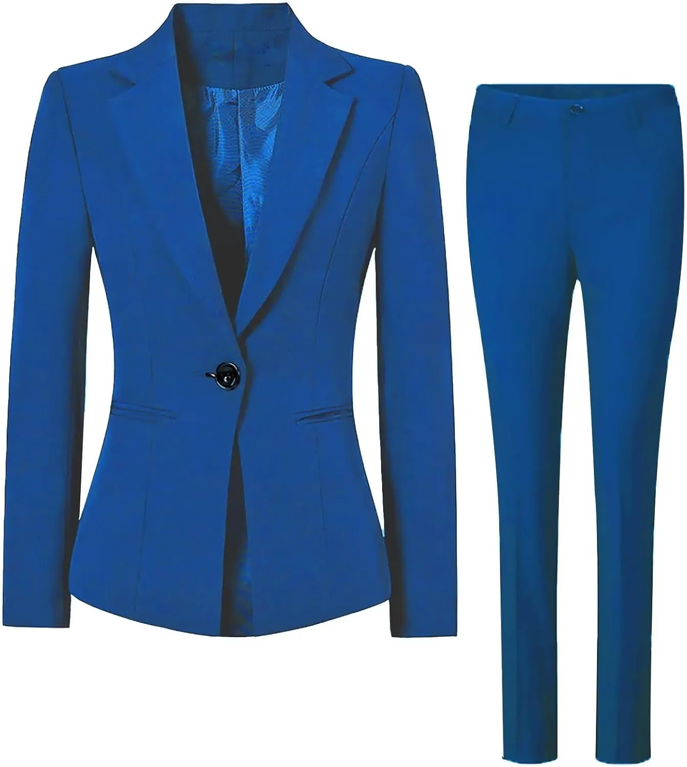 Womens Suit Set 2 Piece Suit Blazer Pants Set Business Suit Jacket for Women Office Lady Work Pants Suit Set