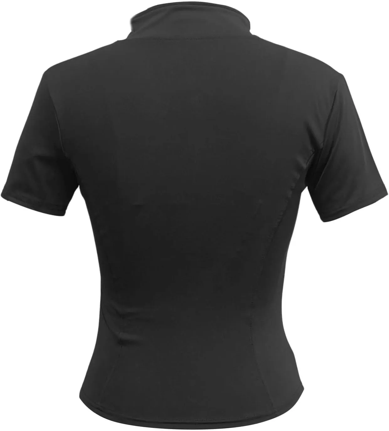 Women's Workout Jacket Slim Fitness Casual Short Sleeve Sports Coat Yoga Tops Tees