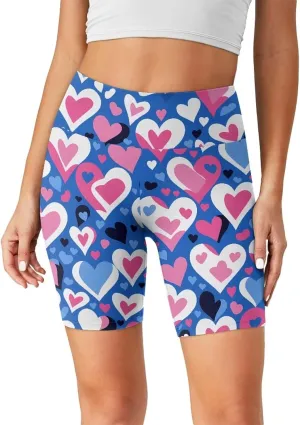 Workout Shorts Women High Waist Gym Shorts Tummy Control Workout Naked Feeling Biker Shorts Seamless Athletic Wear