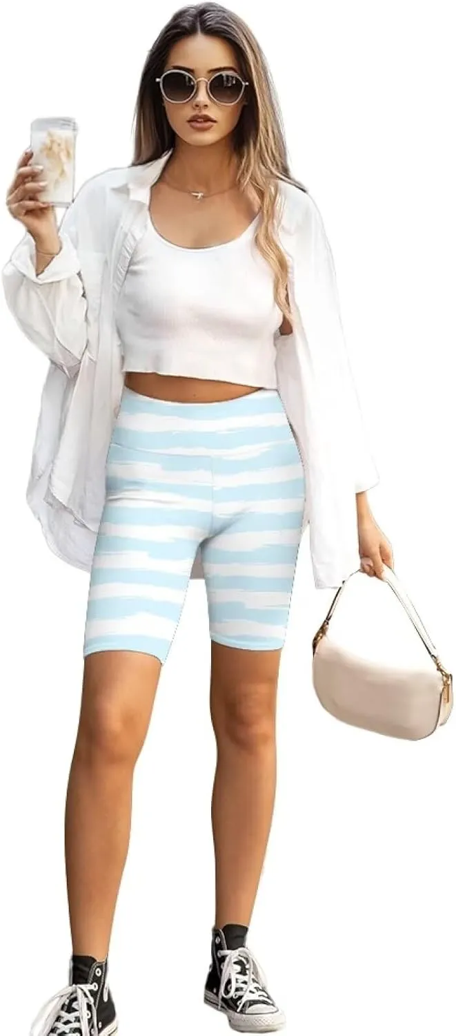 Workout Shorts Women High Waist Gym Shorts Tummy Control Workout Naked Feeling Biker Shorts Seamless Athletic Wear